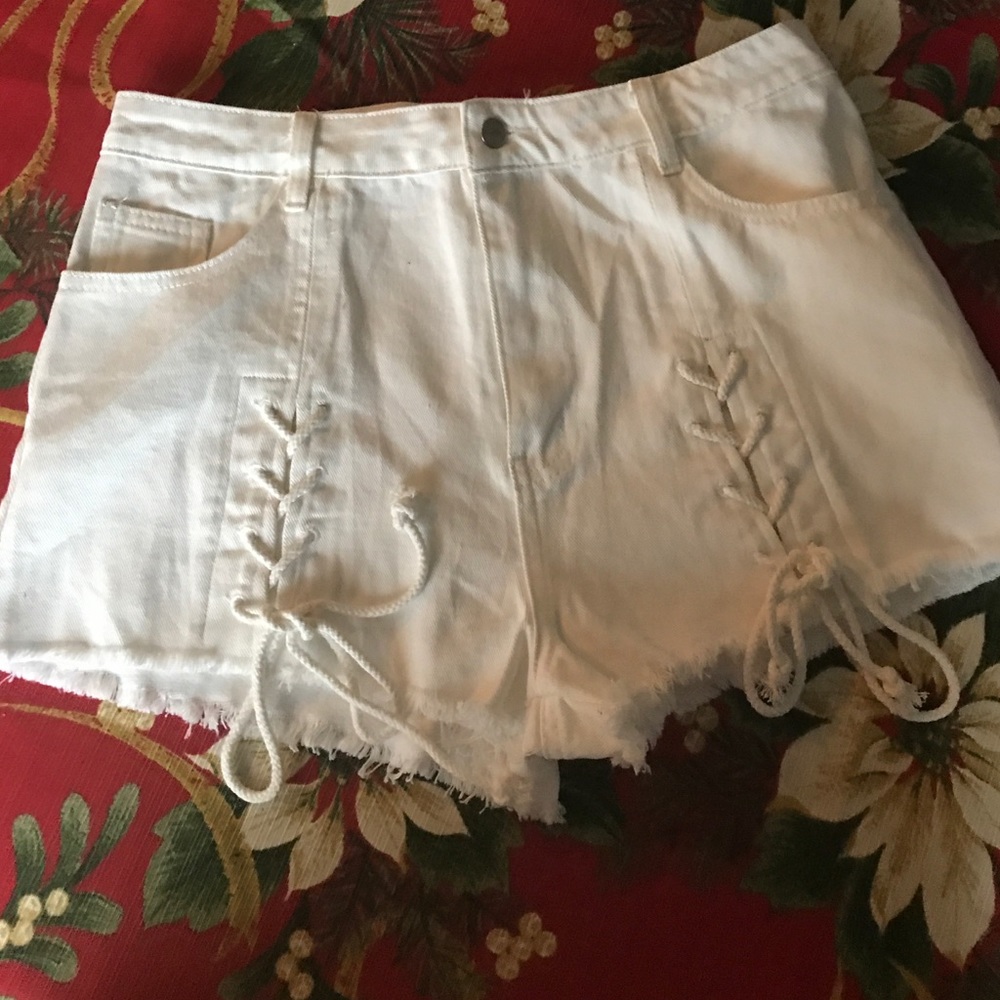 Fashion Nova White Shorts